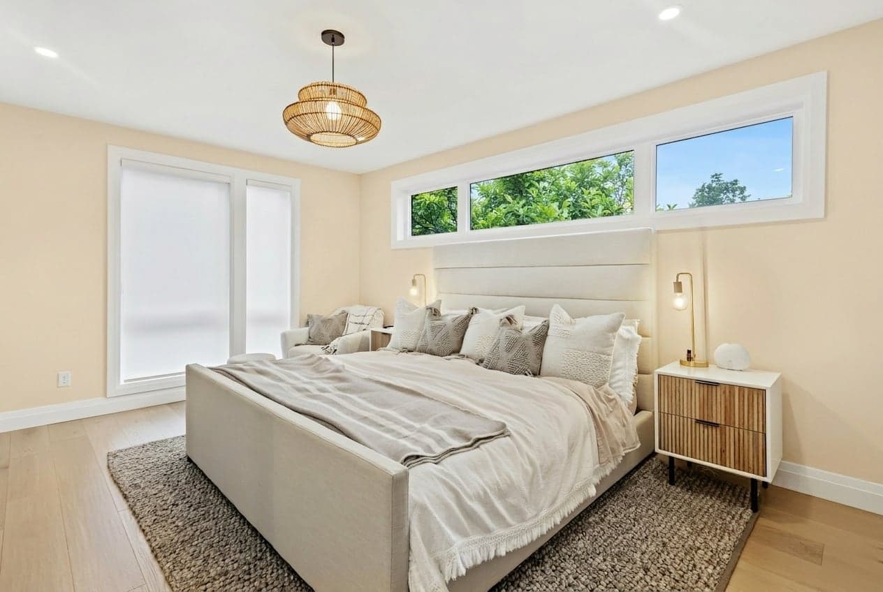 Room with walls painted in Clam Up DET663 by Dunn-Edwards