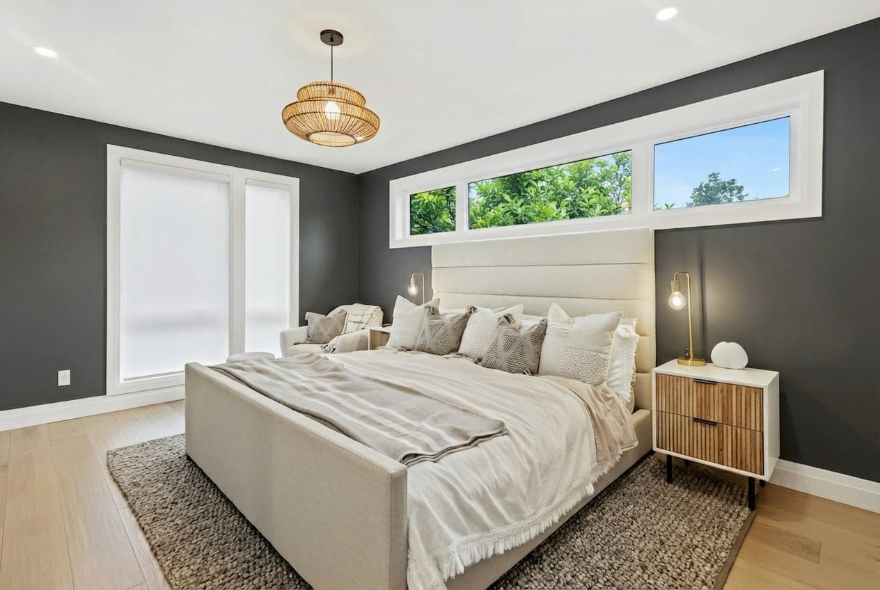 Room with walls painted in Starless Sky PPG0995-7 by PPG