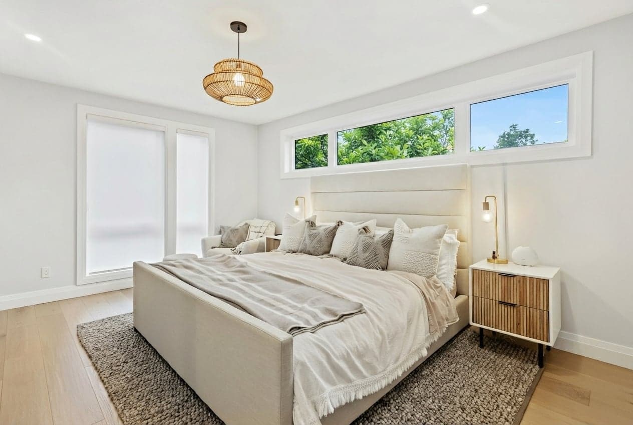 Room with walls painted in Comet Dust 5006-1A by Valspar