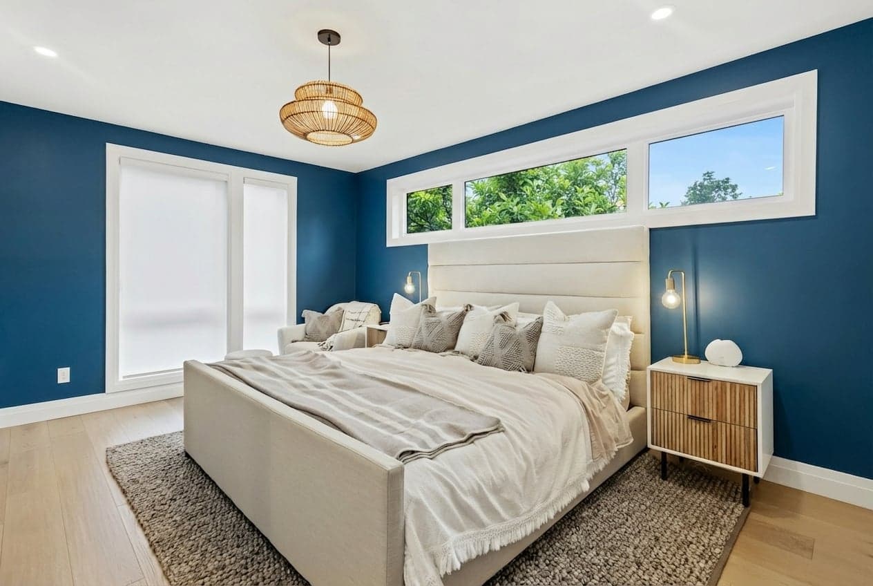 Room with walls painted in Encore 8002-45G by Valspar