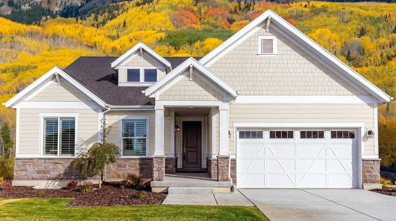 House with siding painted in Cheviot SW-9503 by Sherwin-Williams